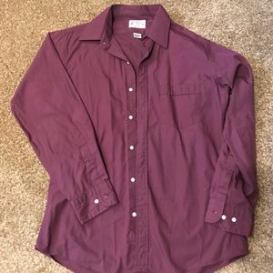 Men's purple dress shirt